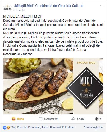 Milestii Mici coectia de mici